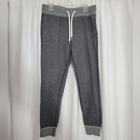 American Eagle outfitters small sweatpants gray lounge elastic ankle jogger - Picture 2 of 10